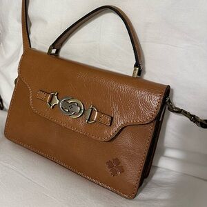 Patricia Nash Tan Leather Crossbody Bag